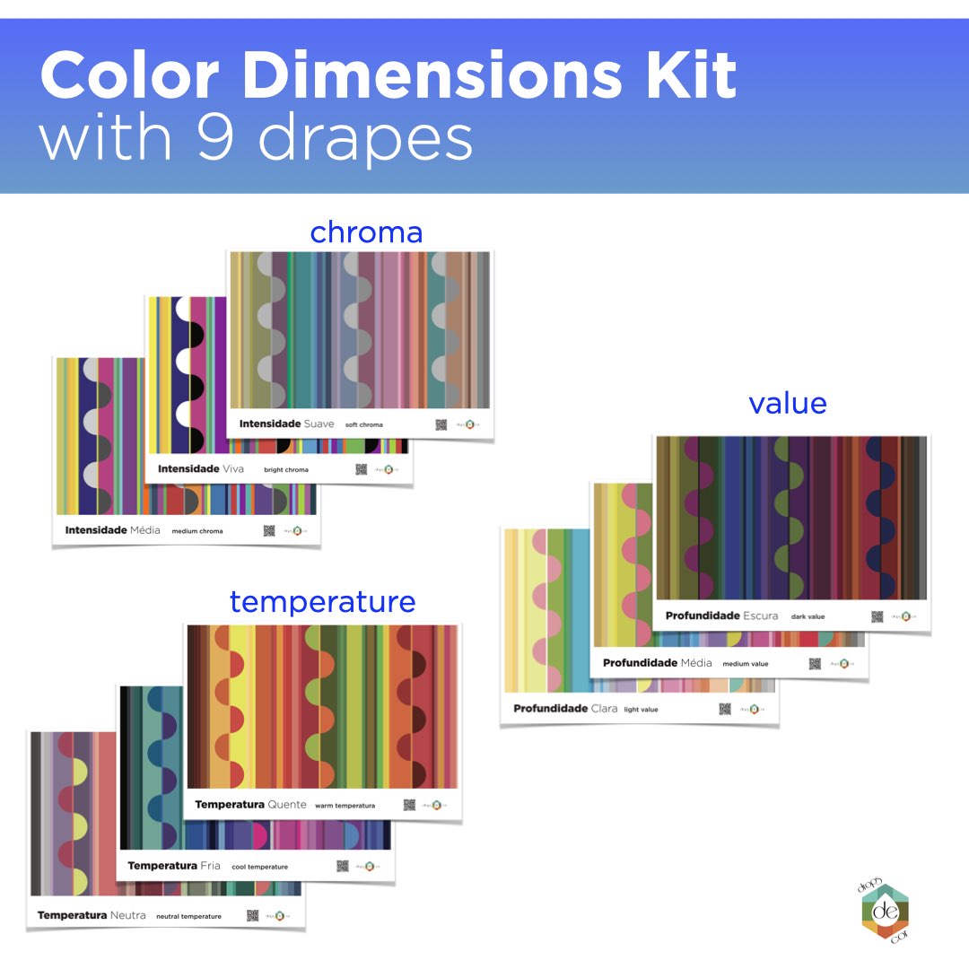 Drapes Set - Dimensions -  9 drapes