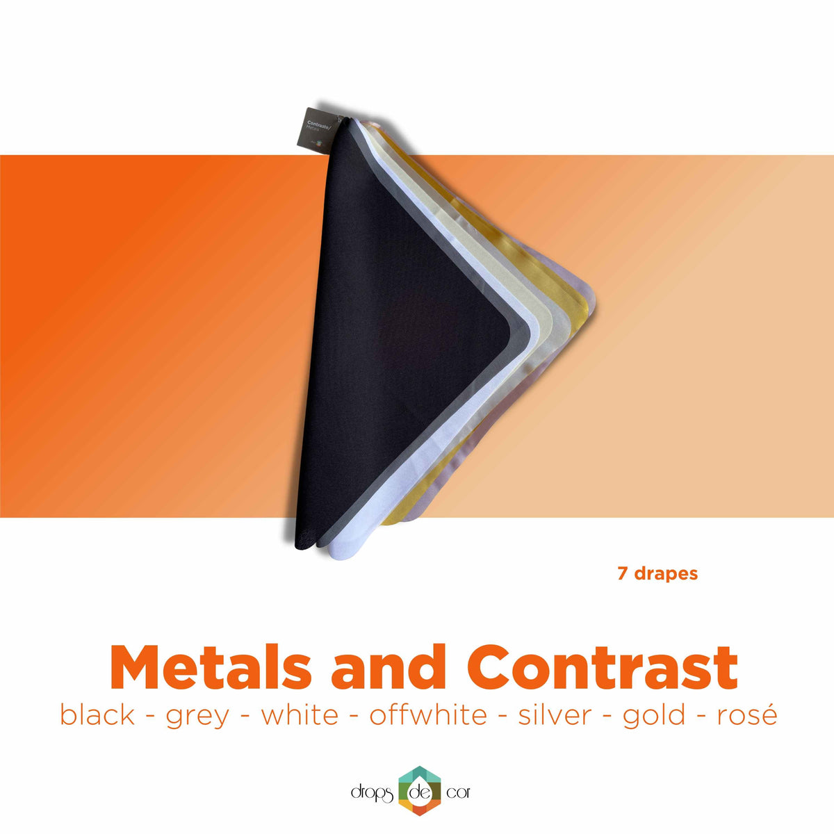 Solids Set - Metals and Neutrals  - for Color Analysis
